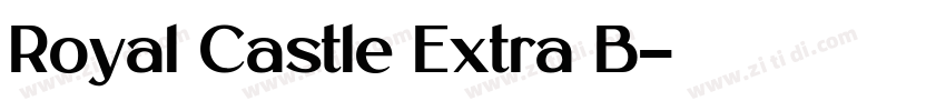 Royal Castle Extra B字体转换